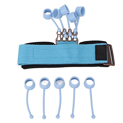 ZJchao Adjustable Silicone Finger Exerciser Hand Grip Strengthener for Exercise Training Rock Climbing Tennis Baseball Guitar Piano Drummer - size: 40lb