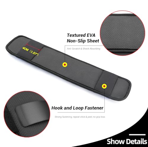 3D Gel Backpack Strap Pads, Universal Shoulder Strap Pad with Pressure Relief Comfort, Anti-Slip Detachable Detachable Breathable Cushion for Backpacks & Bags，2Pcs