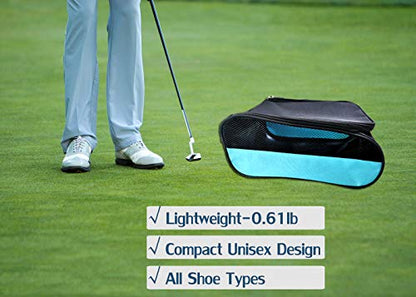 Golf Shoes Bag, Golf Shoe Bag Men, Travel Shoes Bags Zippered Sport Shoes Bag (Sky-Blue) - color: Sky-Blue