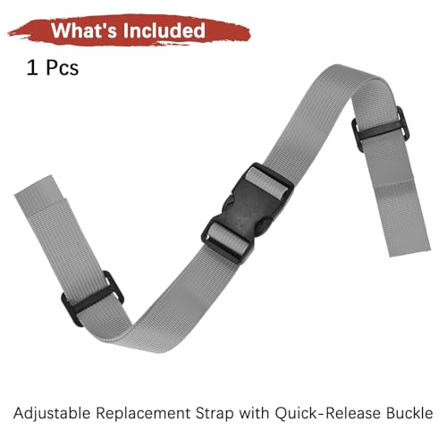 Backpack Chest Strap Adjustable Sternum Straps for Backpack Replacement & Hiking & Jogging - color: Grey