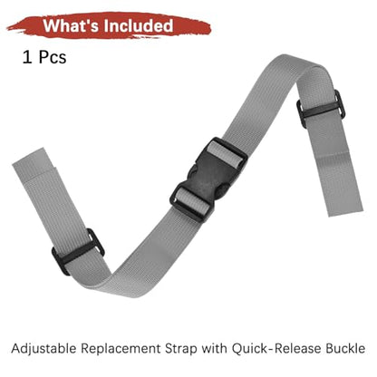 Backpack Chest Strap Adjustable Sternum Straps for Backpack Replacement & Hiking & Jogging - color: Grey