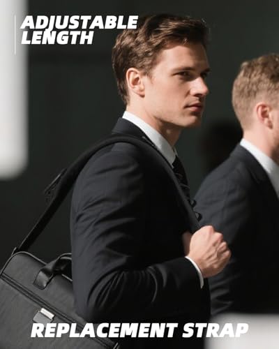 65" Replacement Shoulder Strap, Universal Laptop Adjustable Length Neoprene Padded Bag Strap
