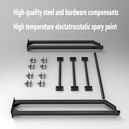 Wall Mounted Pull Up Bar, Home Gym Multifunctional Strength Training Fitness Equipment, Heavy Duty Ceiling Climbing Frame, Load 660 LBS