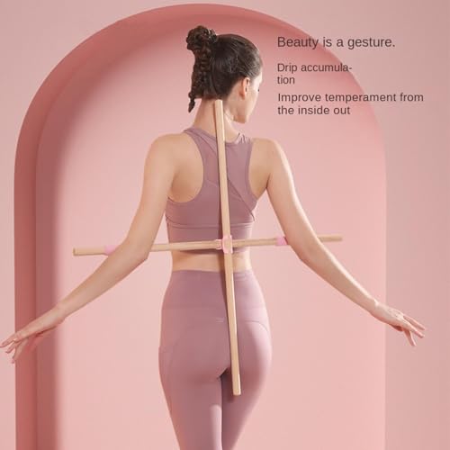 Exercise Stick | Yoga Fitness Stick | Stretch Mobility Pole - for Athletes Beginners Professionals Bedroom Home Office Gym Studio - color: 80cm