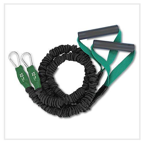 X-Over Cable Crossover Style Band Rack Home Gym for Athlete - Exercise Band Set with 5 Resistance Levels (7lb to 40lb) for Shoulder and Arm Workout