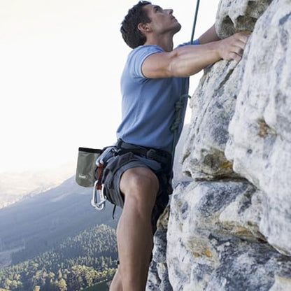 Climbing Chalk Bag, Oxford Bouldering Chalk Bag Rock Climbing Bag with Adjustable Belt, Wear-Resistant Rock Climbing Chalk Bag for Rock Climbing, Weightlifting