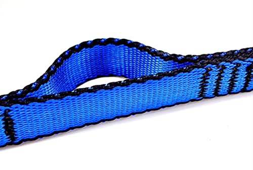 2Pcs 22KN Strong Climbing Strap Daisy Chain Nylon Daisy Chain Adjustable Strap Rope ，Length 110/150/180cmYoga Extend Belt - color: Blue, size: 1.1m