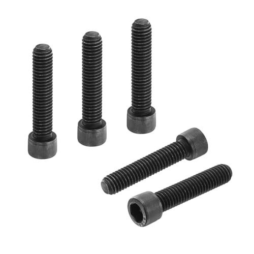 PATIKIL 3/8"-16 x 1-3/4 Socket Head Cap Screws Bolts, 10Pcs Carbon Steel Hex Head Metric Screws for Door Road Bicycle Mountain Bike Auto Ship Communication Equipment, Black - size: 3/8"-16 x 1-3/4