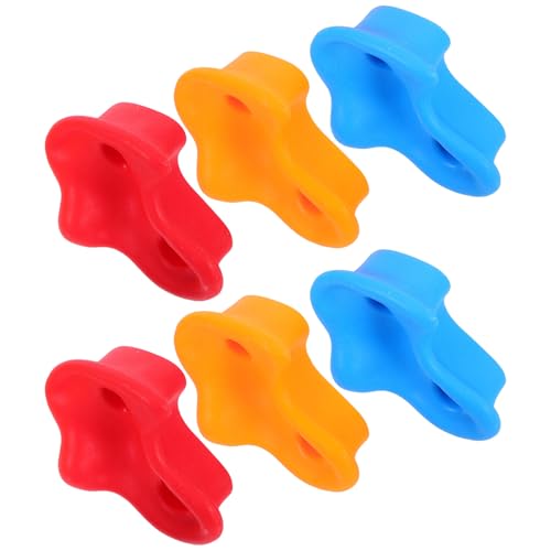 LIOOBO 6pcs Rock Climbing Holds Set Indoor Wall Climbing Grips Thick Sturdy for Playground and Home Climber Attachments
