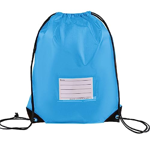 20 Pcs Drawstring Bags,Bulk Draw String Backpack, DIY Gym Sports Cinch Bag Sackpack for Women Men, Sky Blue - color: Sky Blue