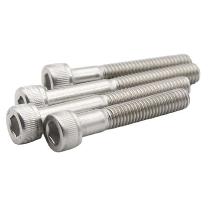 MonsterBolts - M6 x 65mm Socket Head Screws, DIN 912, Stainless Steel, Partial Thread, 10 Pack - size: M6 x 65mm