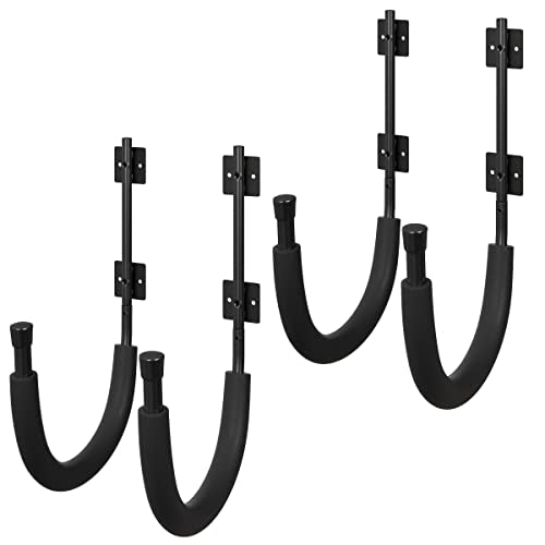 2-Pack of Kayak Storage Hook Sets - Kayak Wall Mount Hangers with 100lb Capacity Per Pair for Paddleboards, Surfboards, - size: 2-Set