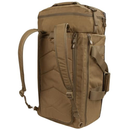 Condor Colossus Duffel Bag - 3 in 1 Rugged Tactical Gear Bag - Backpack/Duffle/Shoulder - Lightweight Multicompartment with 52L Storage (Military, Outdoors, First Responders) - color: Black