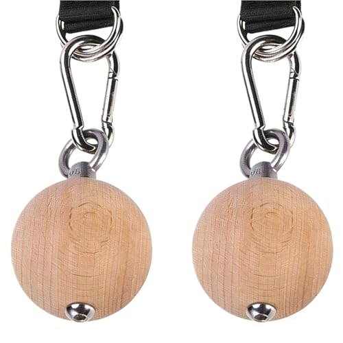 Pull Up Ball Grip 2 Pieces Workout Equipment | Non-Slip Arm Exerciser for Pull Up Bar Barbell Resistance Band Handle Training Strength Workout Home Gym