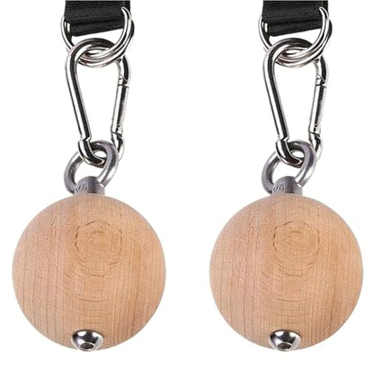 Pull Up Ball Grip 2 Pieces Workout Equipment | Non-Slip Arm Exerciser for Pull Up Bar Barbell Resistance Band Handle Training Strength Workout Home Gym