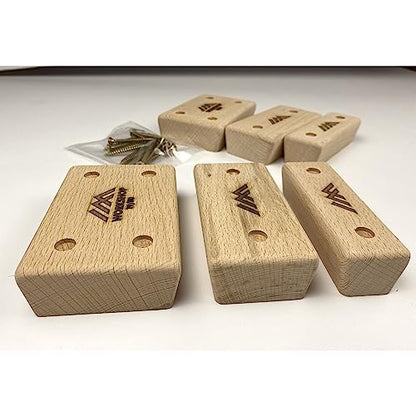 Small Pinches | Rock Climbing Wooden Holds | for Climbing wals | Bouldering