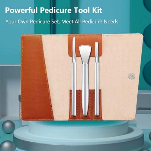 Ingrown Toenail Removal Kit, Pedicure Tools Kit Professional Knife Set Stainless Steel Ingrown Toenail Tool Foot Care Tools Nail Cuticle Remover (3 Pcs Set) - color: 3 Pcs Set