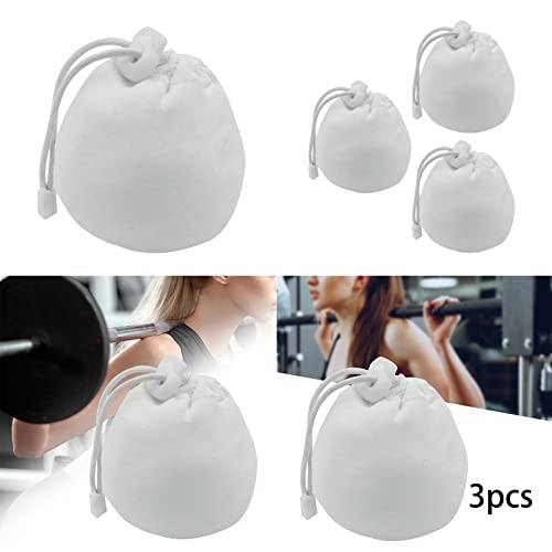 4X Chalk Bag Drawstring Pouch Wrist Bush Sock for Sports Walking Deadlifting