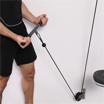U Groove Stainless Steel Wall Pulley Wall Mount Home Gym Rotating Silent Pulley Bodybuilding LAT Lift Cable Muscular Muscle Pulley Mute Swivel Bearing W
