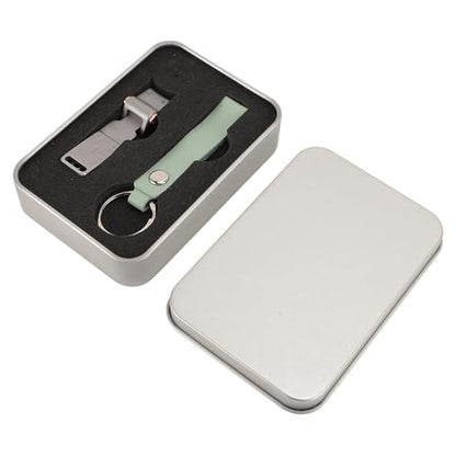Fingernail Clipper, Portable Stainless Steel Nail Clipper Large Open Nail Cutter Keychain Fingernail Toenails Care for Traveling (Green) - color: Green