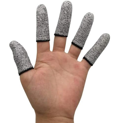 200 PCS Finger Cots Cut Resistant Protector, Finger Covers for Cuts, Gloves Life Extender, Cut Resistant Finger Protectors for Kitchen, Work, Sculpture, Anti-Slip, Reusable - size: 200pcs