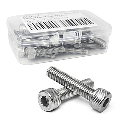 M6-1.0 x 60mm Socket Head Cap Screws Bolts, 304 Stainless Steel (A2-70), Allen Socket Drive, Bright Finish, Full Machine Threads, Quantity 10 - size: M6 x 60mm(10 PCS)