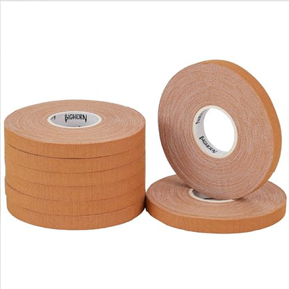 Bighorn Athletics Pro Series Jiu-Jitsu Finger Tape, 8-Rolls with Tin Holder, Enhanced Strength, Residue-Free (0.3-Inch, Nude) - color: Nude