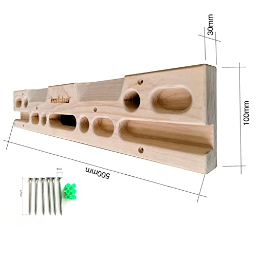 Leipupa Wooden Climbing Slopers Grip Fingerboard Fingers Pinch