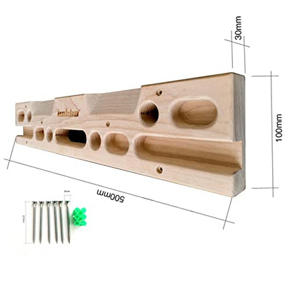 Leipupa Wooden Climbing Slopers Grip Fingerboard Fingers Pinch