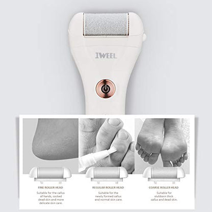 Callus Remover for Feet Shaver Rechargeable Electric Foot File Pedicure Tools for Feet Professional Callous Shaver Waterproof Pedicure kit for Cracked Heels and Dead Skin | Electronic Foot Scrubber Pedicure Tools, Waterproof Pedicure kit for Cracked Heels