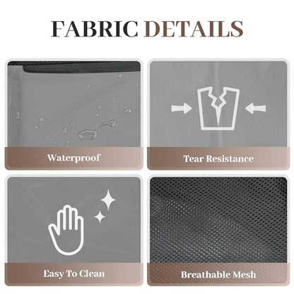 Beach Backpack with Wet Pocket Drawstring Mesh Beach Bag Waterproof Swimming Pool Backpack for Men and Women - color: Grey