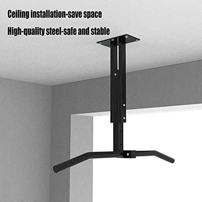 Pull Up Bars Wall-Mounted Chin Up Bar, Hallway Bedroom Ceiling Fitness Bar, Home Gym Arm Core Training Fitness Bar, Load 300kg,