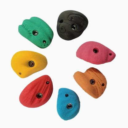 10 Pieces Rock Climbing Wall Holds Indoor Outdoor Climbing Grips Resin Material Easy Installation Textured Surface Suitable for Playground Home, withoutBackNailScrew