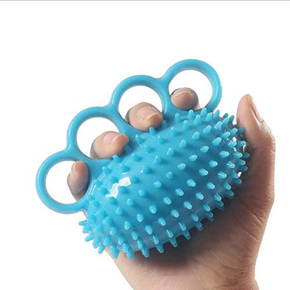 Techlove Four Finger Grip Ball, Palm Massage, Bump Stimulation, Hand Grip Exercise, Strength Recovery