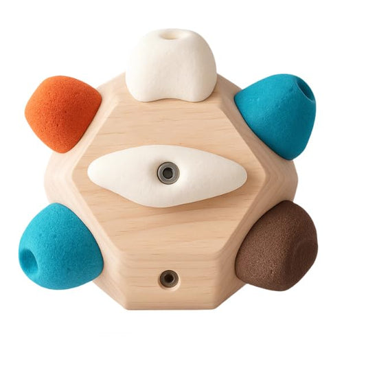 Handcrafted Boulder Block Build Strength and Precision 3D Climbing Ball for Training Simulated Rock Wall Holds Portable Gear Gifts Rocks Climbers Block Anywhere(Size:Climbing Ball,Color:A) - size: Climbing ball