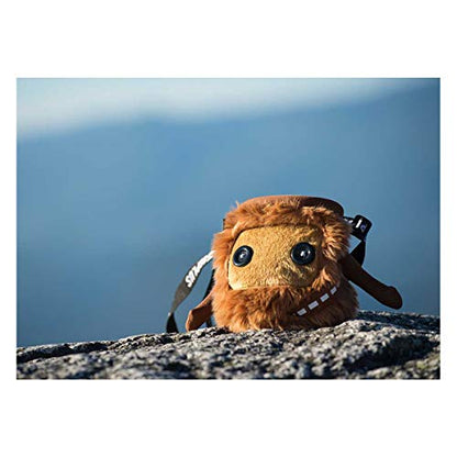 8BPLUS Chalk Bag for Rock Climbing and Bouldering, Chalk Pouch incl Belt & Biner – Cute Funny Character Design, Wide Opening, Gear with Personality, Gift for Climbers - style: BOBO