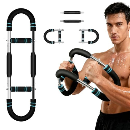 Twister Arm Trainer 40-90Lbs Adjustable Portable Chest Workout Equipment for Men & Women, Upper Body Strength Training, Forearm Exerciser, Detachable Fitness Equipment for Home Workout