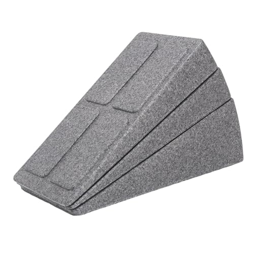 3 Pieces Brick Squat Wedge Block Foam Slant Board PETG Lightweight Cushion Reduces Injury Risk Suitable for Exercise Fitness Gym