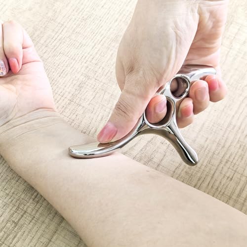 BYYDDIY Gua Sha Trigger Point Massage Tool & Muscle Scraper Tool -Thumb Protector,Deep Tissue Massage,Scraping Massage Tools (Ts) - style: TD