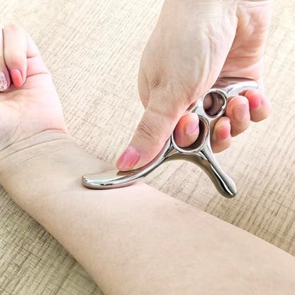 BYYDDIY Gua Sha Trigger Point Massage Tool & Muscle Scraper Tool -Thumb Protector,Deep Tissue Massage,Scraping Massage Tools (Ts) - style: TD