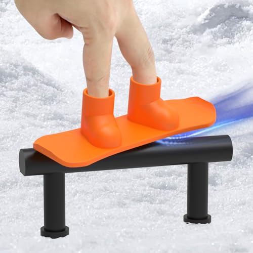 Mini Finger Snowboard Set with Obstacle Rail - Durable Plastic Fingerboard Ski and Obstacle for Skiing and Skateboard Enthusiasts - Fun and Engaging Finger Sports Party Favors