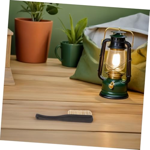 Abaodam Portable Rock Climbing Chalk Brush with Wooden Handle and Boar Hair Bristles Lightweight Design Efficiently Removes Chalk and Dirt for Outdoor Climbing and Workouts