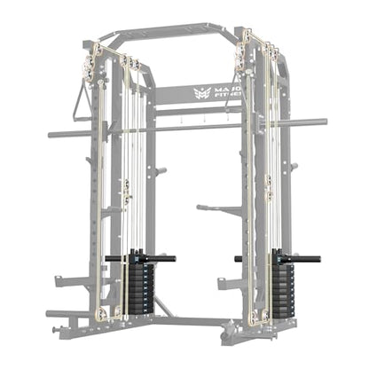 Major Fitness Aluminum Pulley & Weight Stack Bundle for Drone 2 Advanced