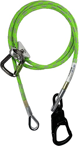 1/2" - The Vine All-in-One Arborist Flip Line Kit w/Aluminum Swivel Eye - (8', 10', 12' Arborist Climbing Rope) - size: 1/2 in. x 8 ft.
