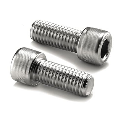 1/2-13 x 1-1/4" Socket Head Cap Screws Bolts, 20Pcs 304 Stainless Steel 18-8, Allen Socket Hex Drive, Full Thread, Bright Finish by SG TZH(with Hex Spanner) - size: 1/2-13 x 1-1/4"