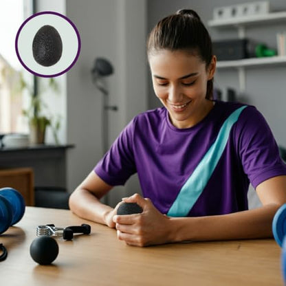 Hand Grip Strengthener Kit – Adjustable Grip Trainer with Finger Stretcher, Exercise Ring & Massage Ball for Forearm, Wrist & Hand Strength