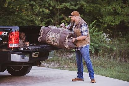 ALPS OutdoorZ High Caliber Duffel, Durable Camo Travel Overnight Bag - color: Realtree APX, size: Large