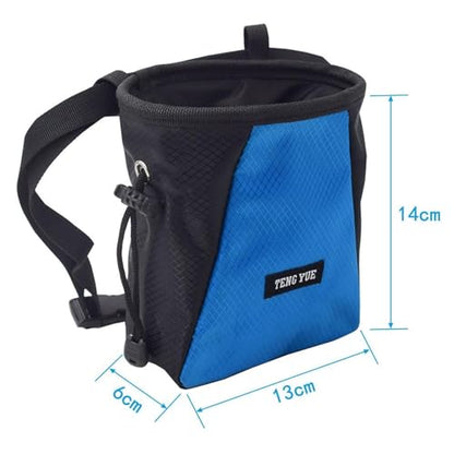 Chalk Bag Lightweight Adjustable Non Slip Drawstring Pouch Versatile Storage Refillable Gym Chalk Bag Sturdy Organizer Suitable for Climbing