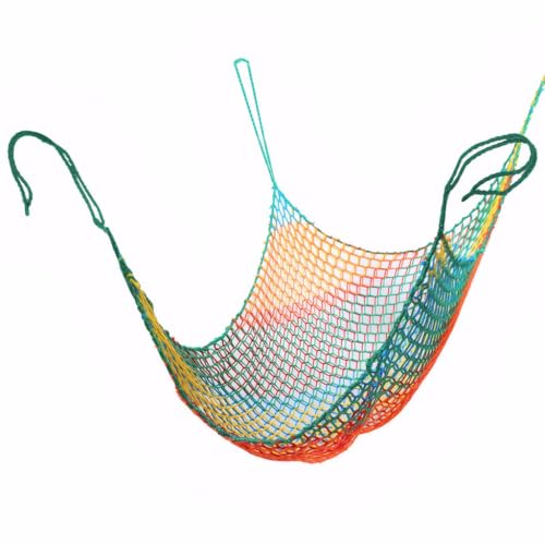 Climbing Cargo Net for Kids - Double Layers Heavy Duty Playground Safety Net, Outdoor Climbing Net for Treehouse Accessories, Backyard, Jungle Obstacle Training & Adventure(3.2x9.8ft),Multicolor - color: Multicolor, size: 3.2x9.8ft