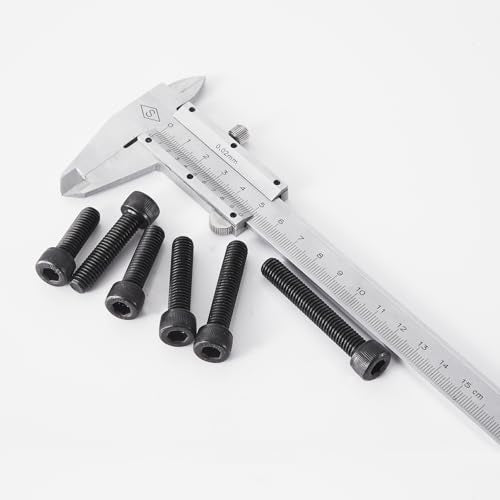 M8 x 60mm 65mm 70mm 75mm 80mm Hex Socket Head Cap Screws Bolts, 12.9 Grade Alloy Steel, Black Oxide Finish, Metric Allen Hex Drive, Fully Threaded, Assortment Kit 15Pcs - size: Socket M8x60-80mm